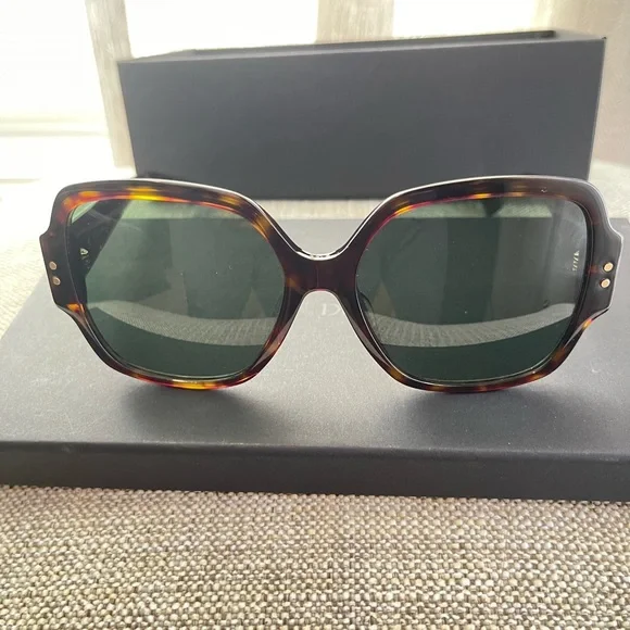 CHRISTIAN DIOR Lady Dior Studs 5F Sunglasses in Tortoise Christian Dior Lady Dior Studs 3 Sunglasses, Havana  main image 4